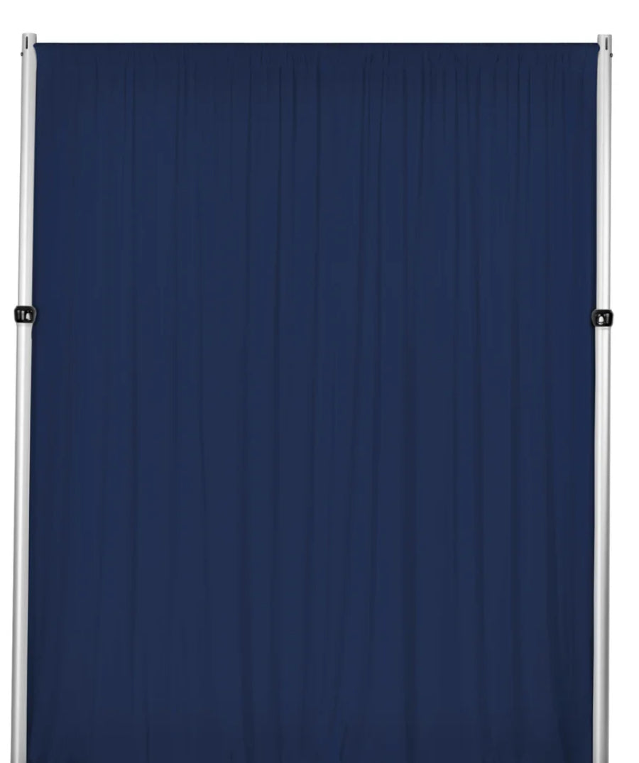 Spandex Drape Curtains (Navy Blue)