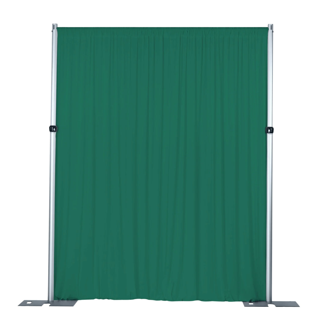 Spandex Drape Curtains (Emerald Green)