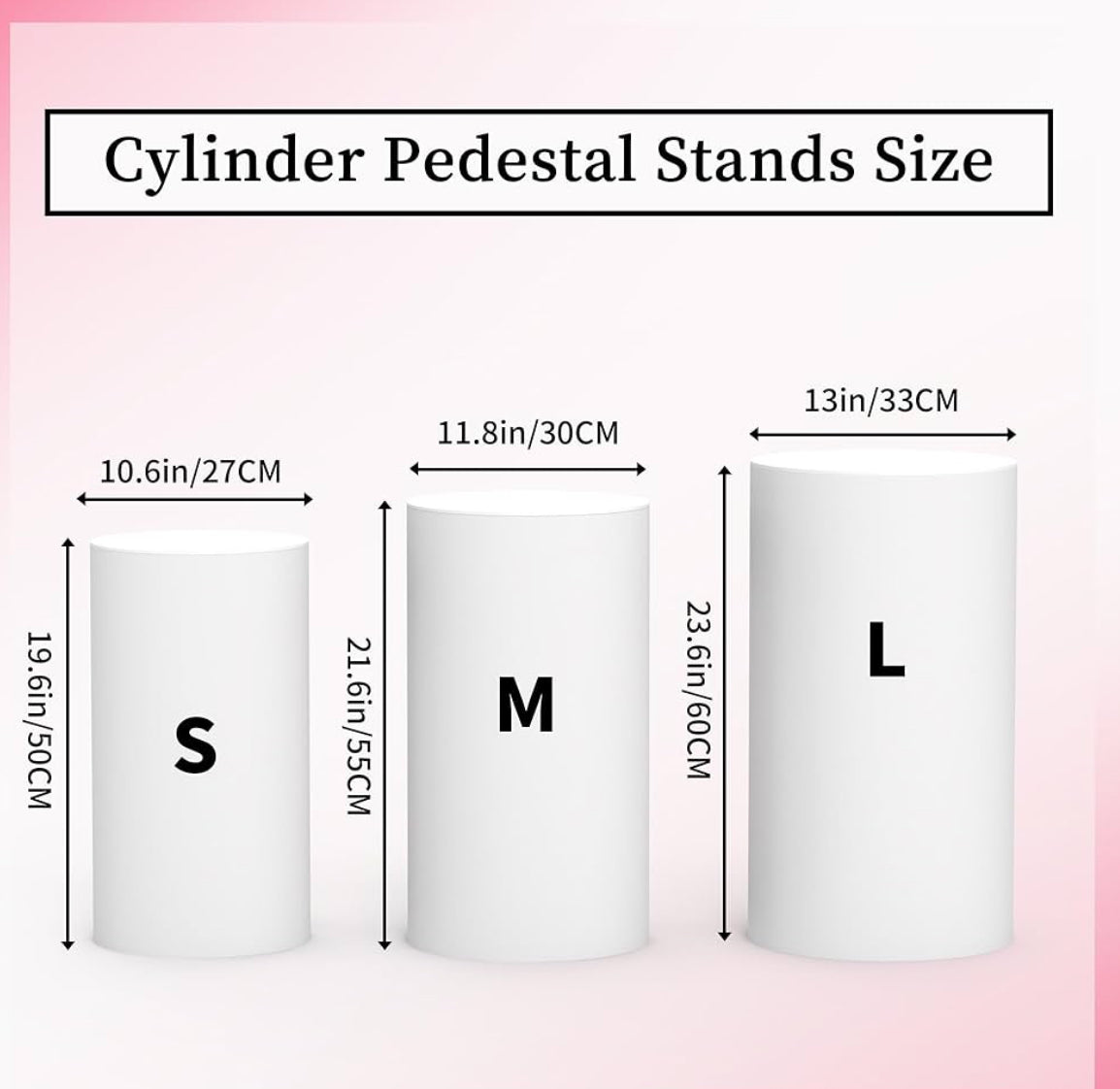 3 Cylinder Pedestal Stand it also come with the fabric color of your choice