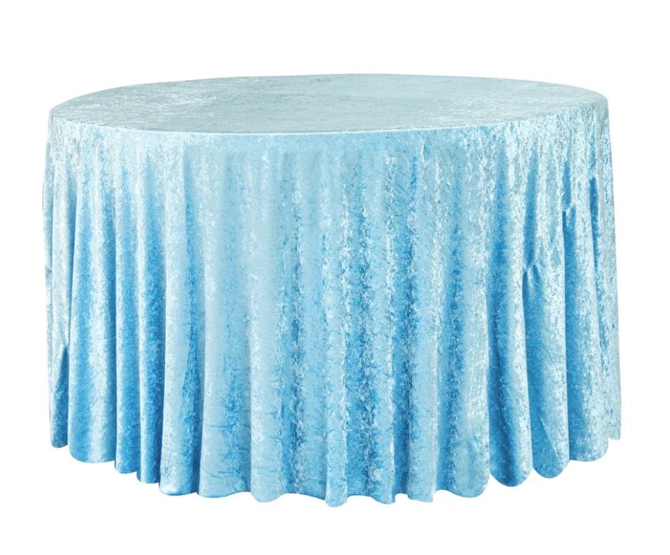 Velvet Round Tablecloth