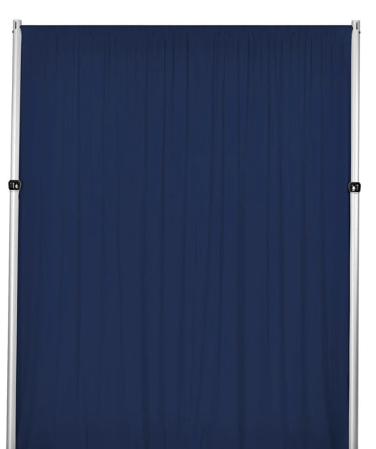 Spandex Drape Curtains (Navy Blue)