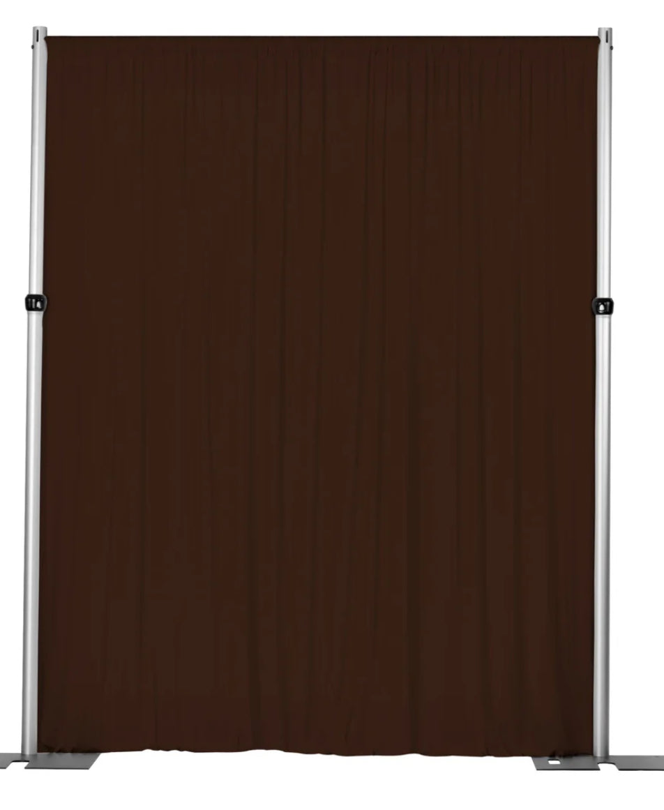 Spandex Drape Curtains(Chocolate Brown)