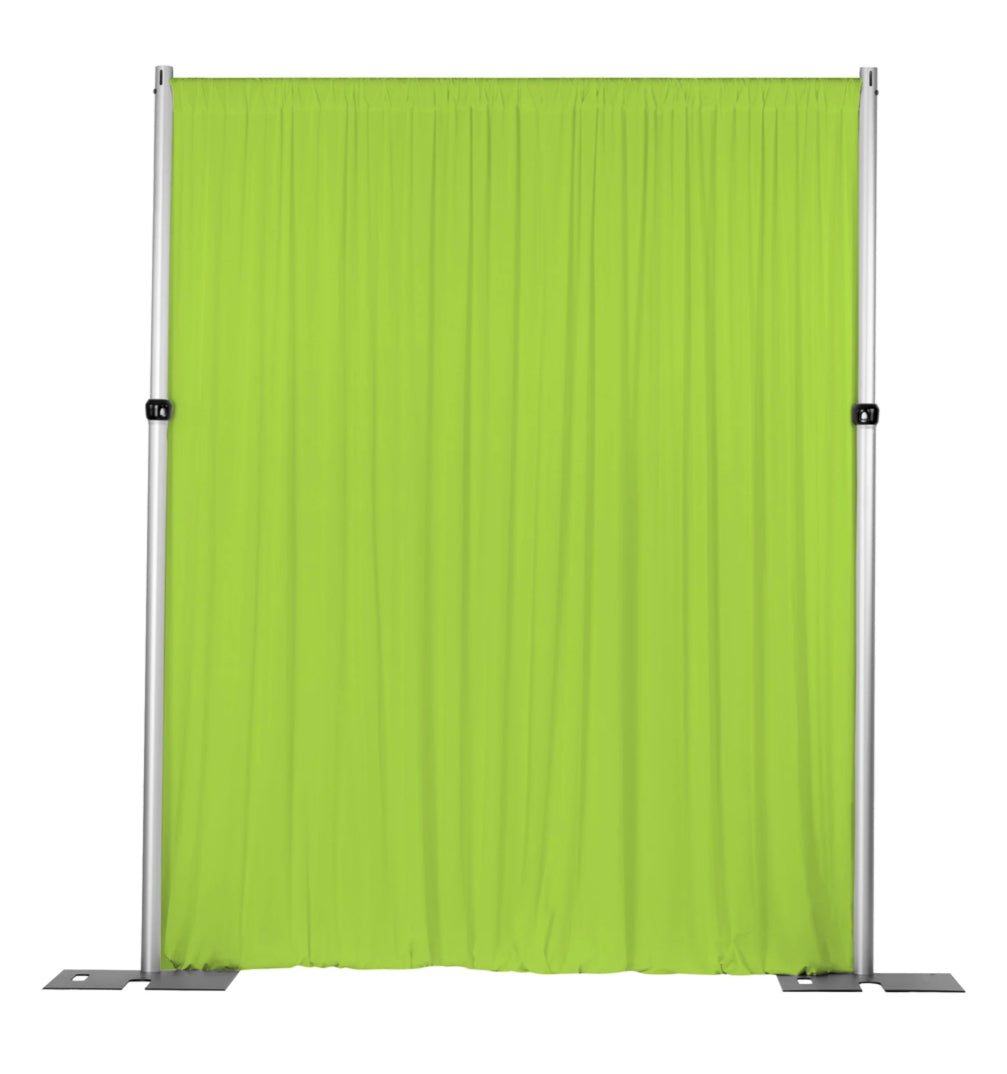 Spandex Drape Curtains (Lime Green)