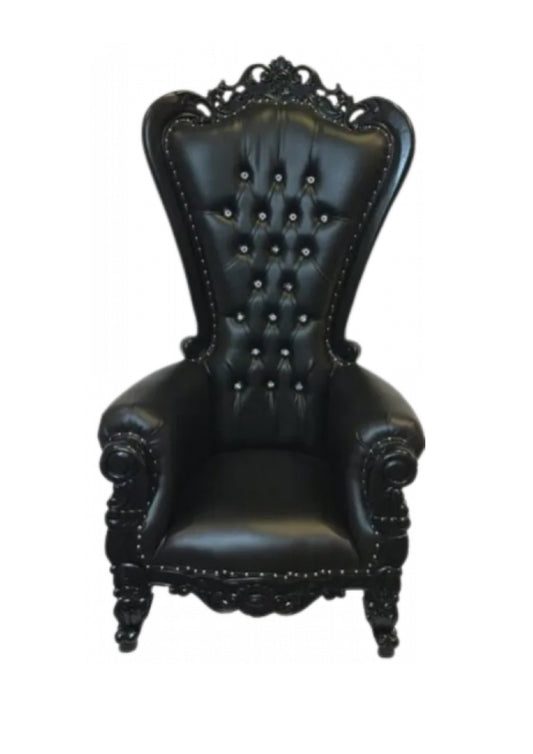 Black Throne Chair