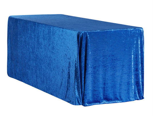 Velvet Royal Blue Rectangular Tablecloth