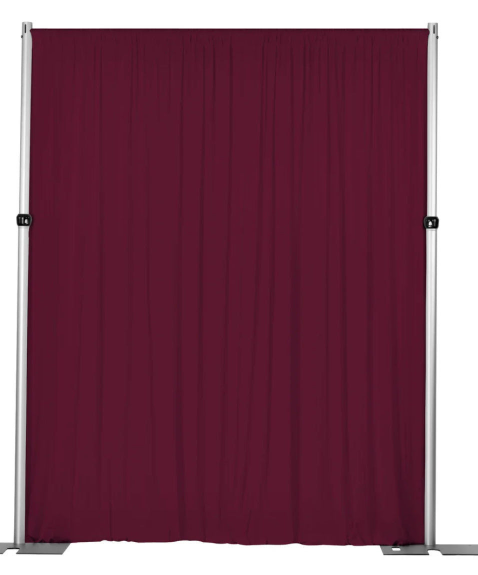 Spandex Drape Curtains(Burgundy)